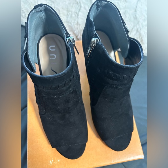 Black Suede Booties - Picture 3 of 4